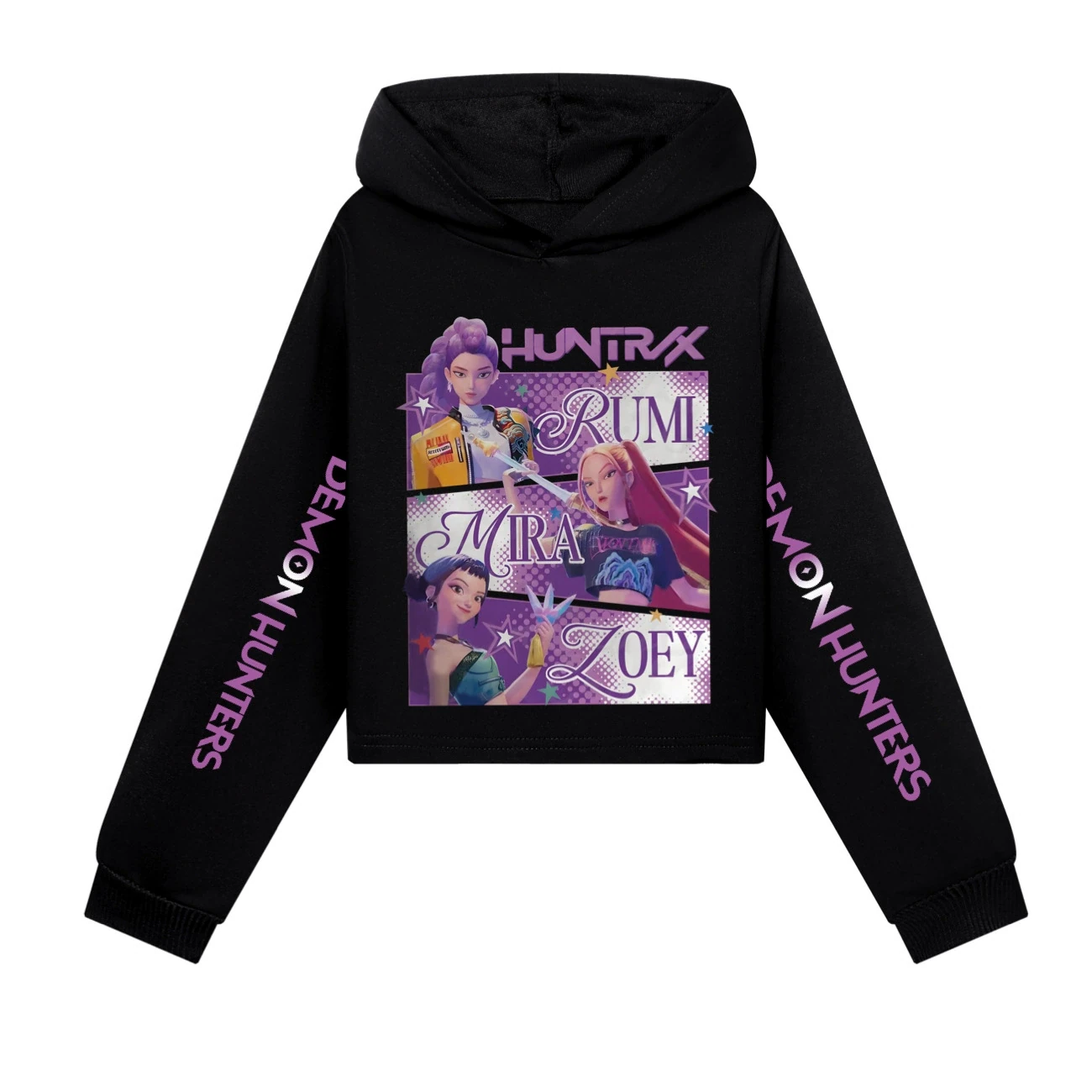 Cropped Sweatshirt Play Set — 4829 Edition 8788, Style 06 · Black