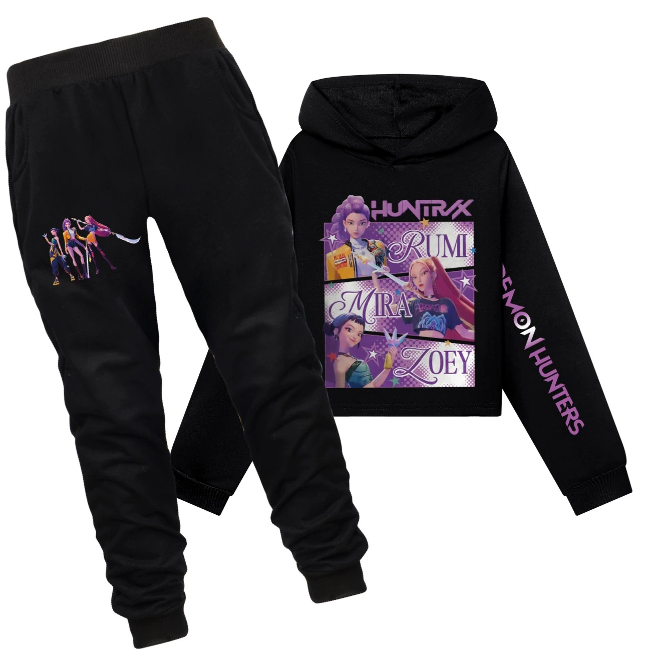 Cropped Sweatshirt Play Set — 4829 Edition 8788, Style 35 · Set · Black