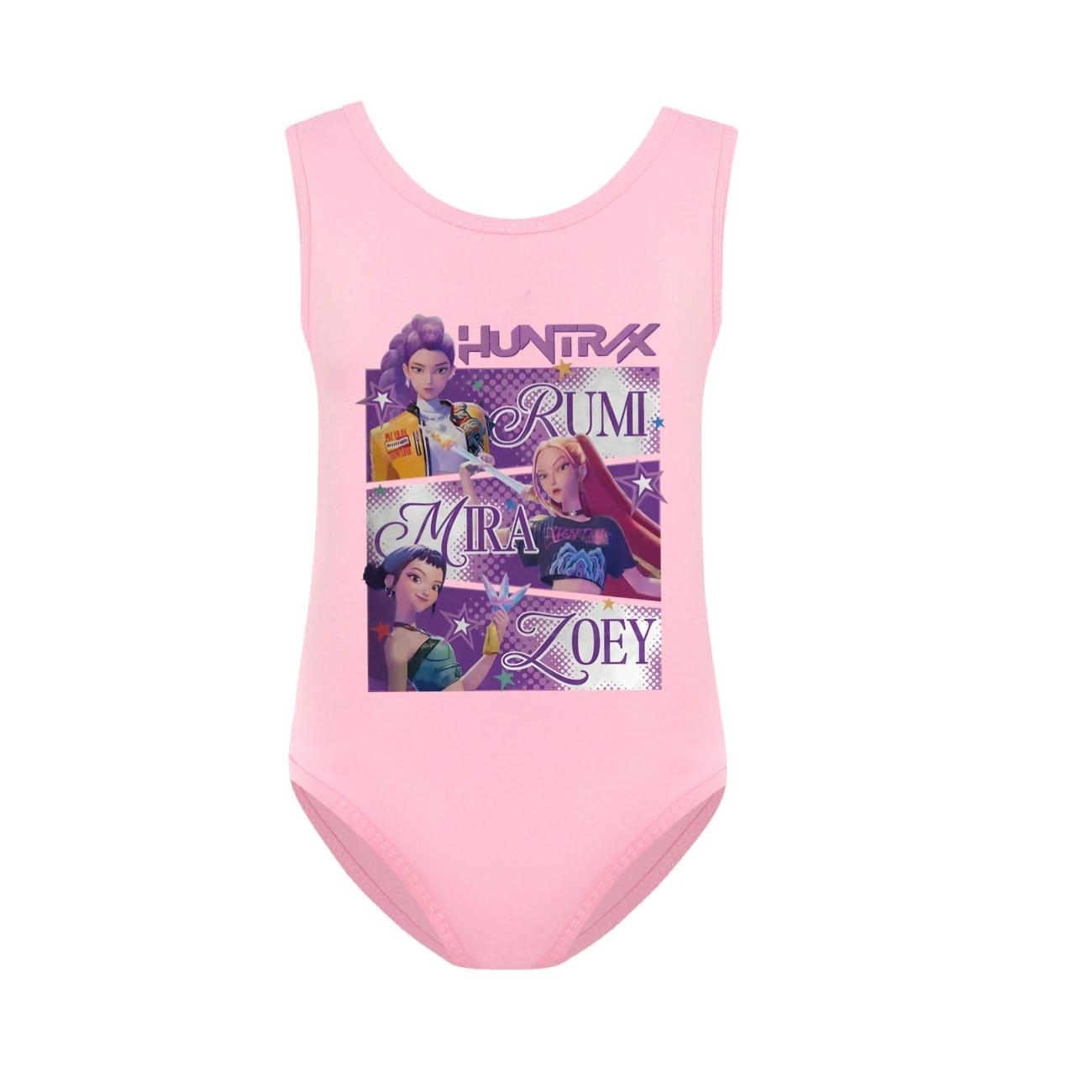 Girls’ Swimsuit & Cap Set — 4829 Edition, Style 25 · Pink