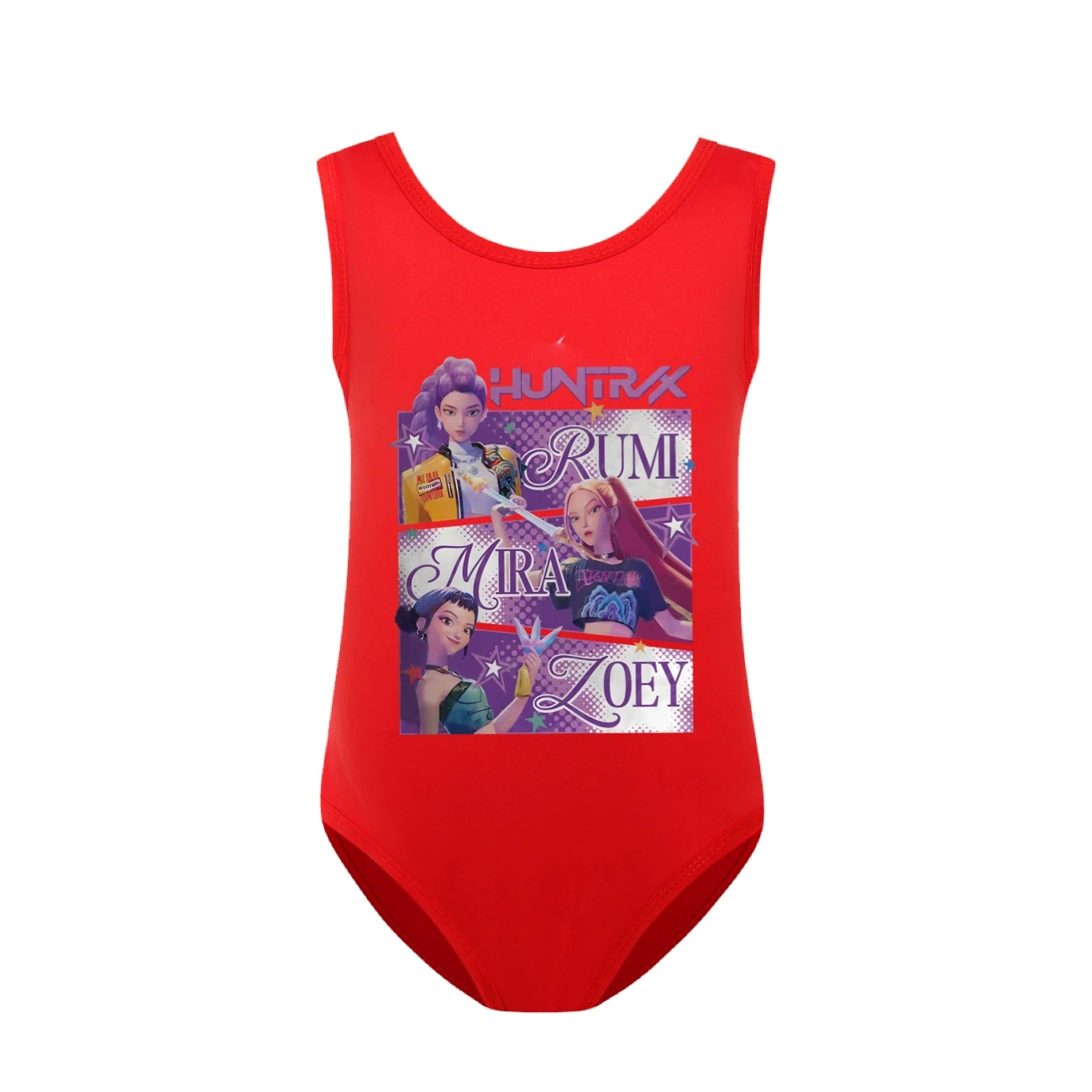 Girls’ Swimsuit & Cap Set — 4829 Edition, Style 27 · Red
