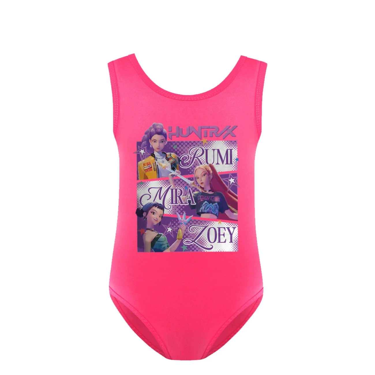 Girls’ Swimsuit & Cap Set — 4829 Edition, Style 32 · Rose