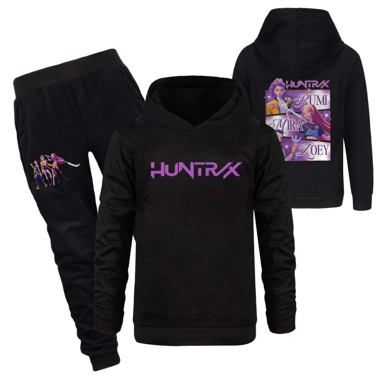 Classic Hoodie & Jogger Set — 4829 Edition 9212, Style 14 · Set · Black