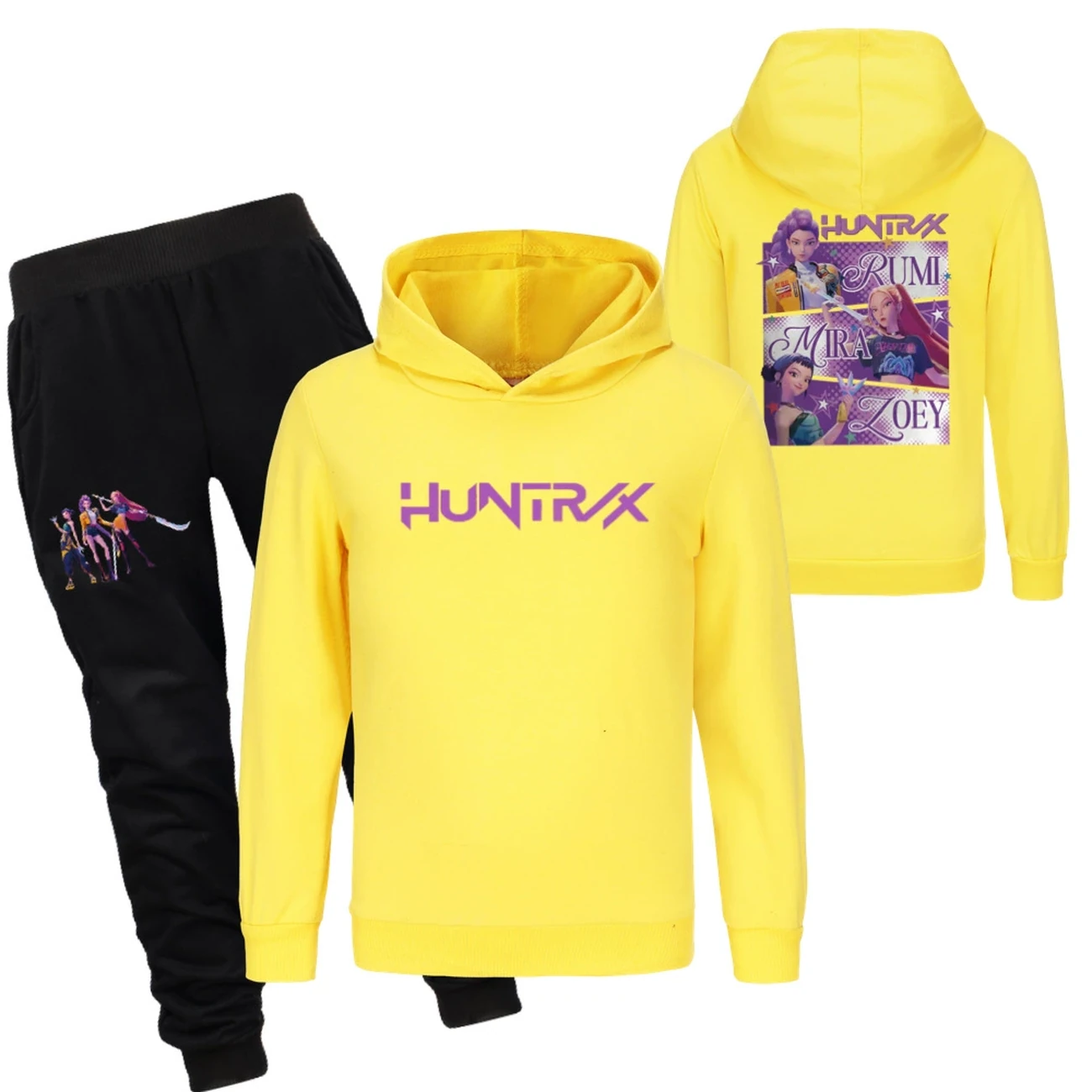 Classic Hoodie & Jogger Set — 4829 Edition 9212, Style 29 · Set · Yellow