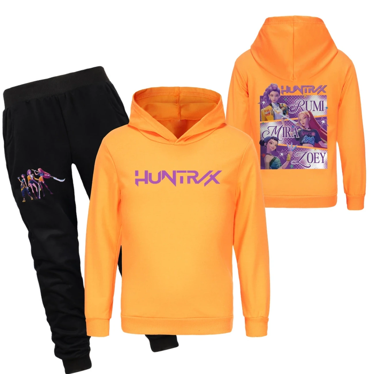 Classic Hoodie & Jogger Set — 4829 Edition 9212, Style 30 · Set · Orange