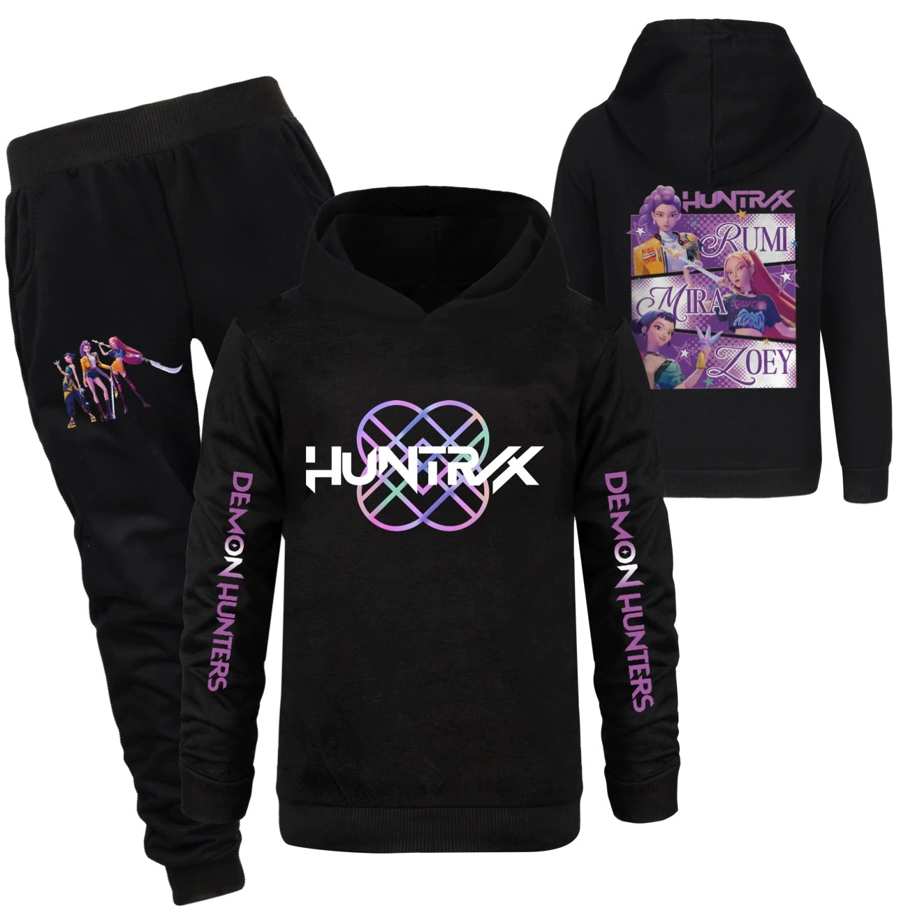 Classic Hoodie & Jogger Set — 4829 Edition 9616, Style 17 · Set · Black