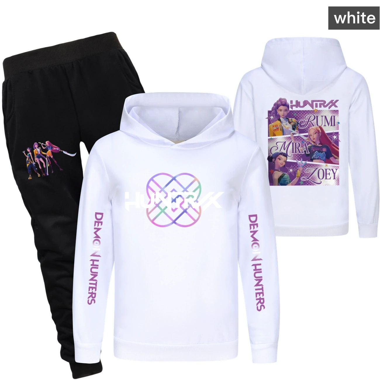 Classic Hoodie & Jogger Set — 4829 Edition 9616, Style 19 · Set · White