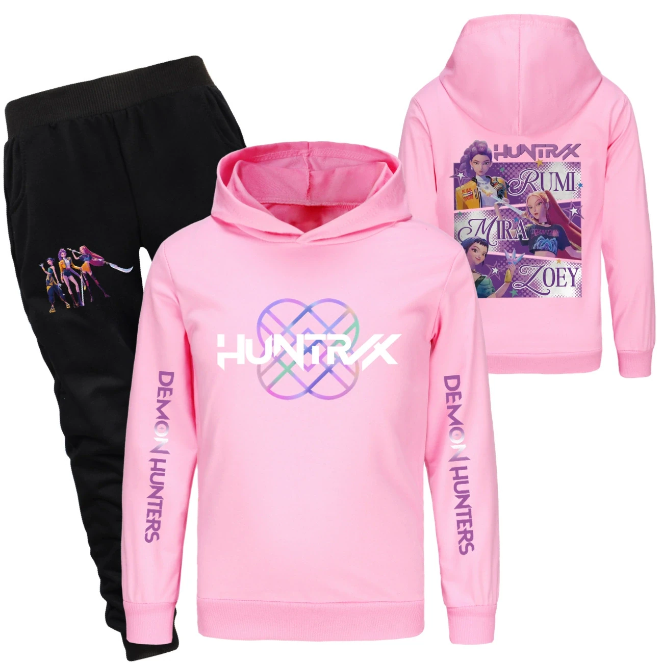 Classic Hoodie & Jogger Set — 4829 Edition 9616, Style 21 · Set · Pink