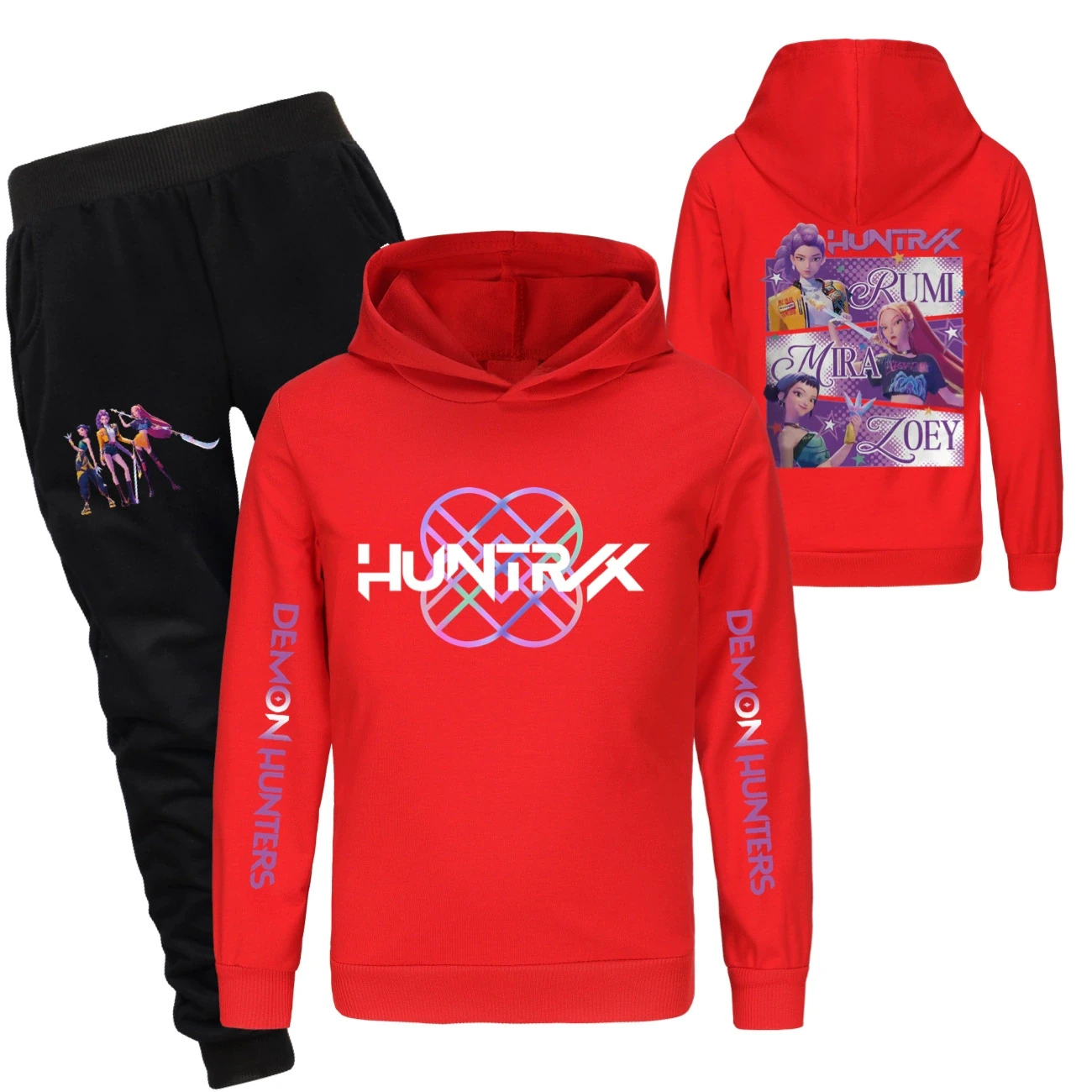 Classic Hoodie & Jogger Set — 4829 Edition 9616, Style 28 · Set · Red