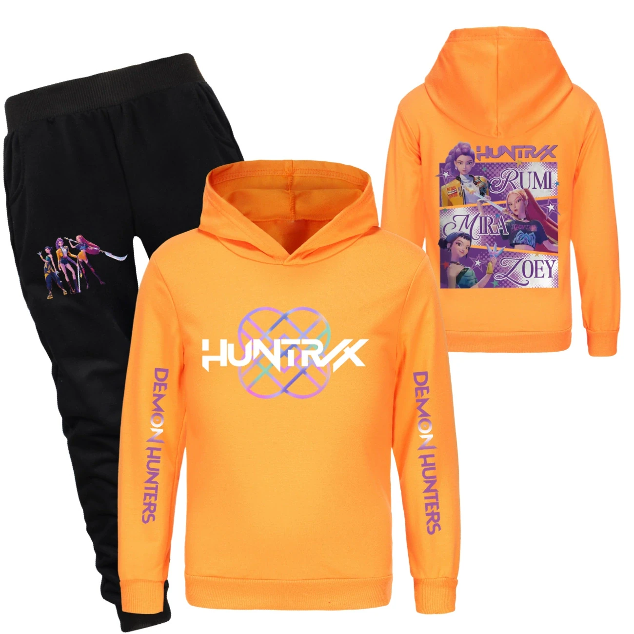 Classic Hoodie & Jogger Set — 4829 Edition 9616, Style 30 · Set · Orange