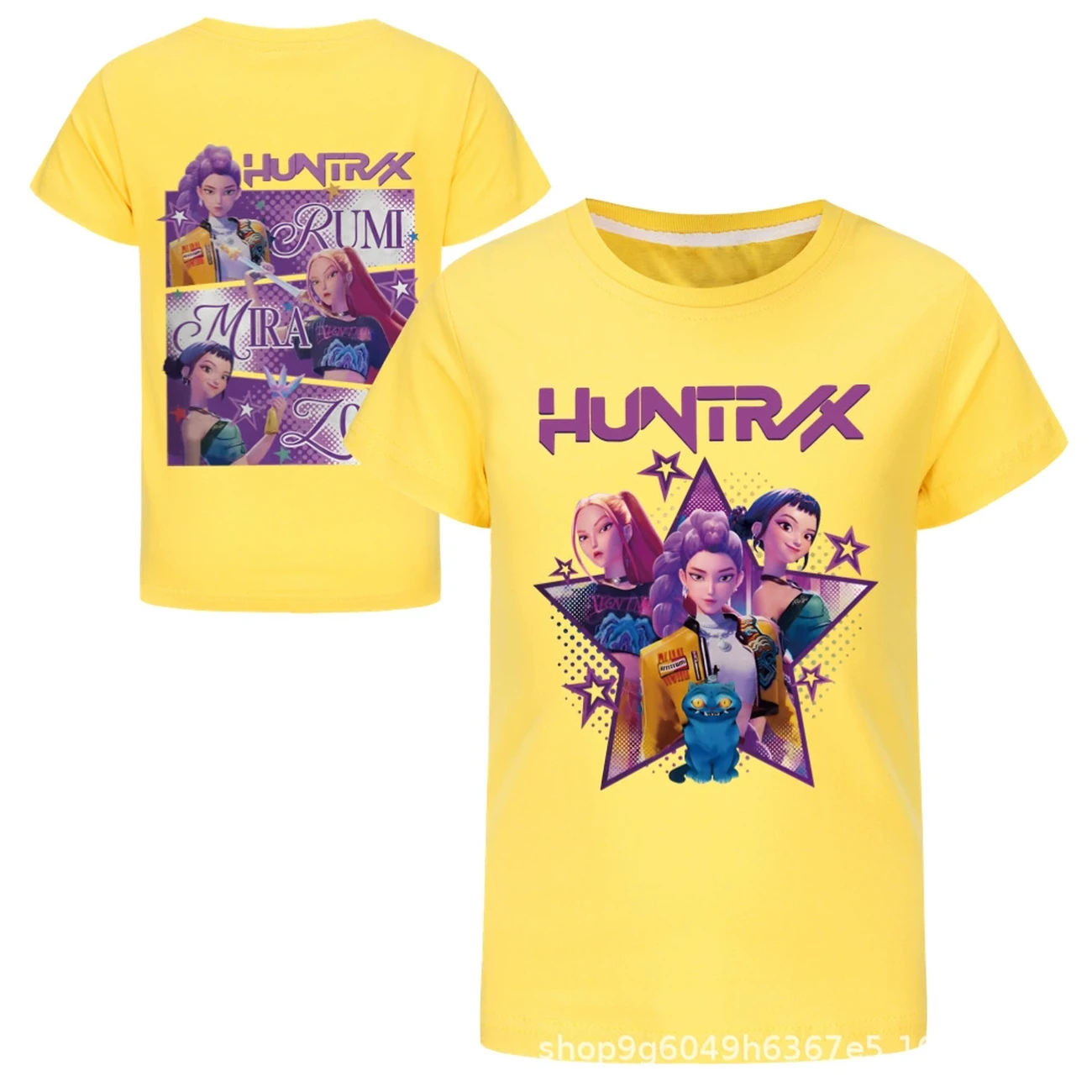 Kids’ Everyday Graphic Top — 4829 Edition, Style 02 · Yellow