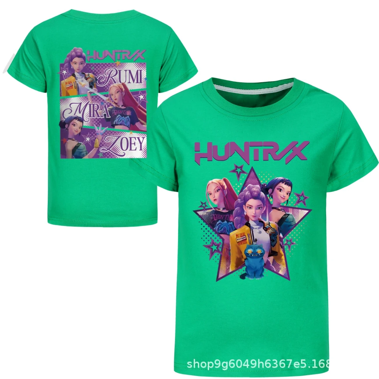Kids’ Everyday Graphic Top — 4829 Edition, Style 06 · Green