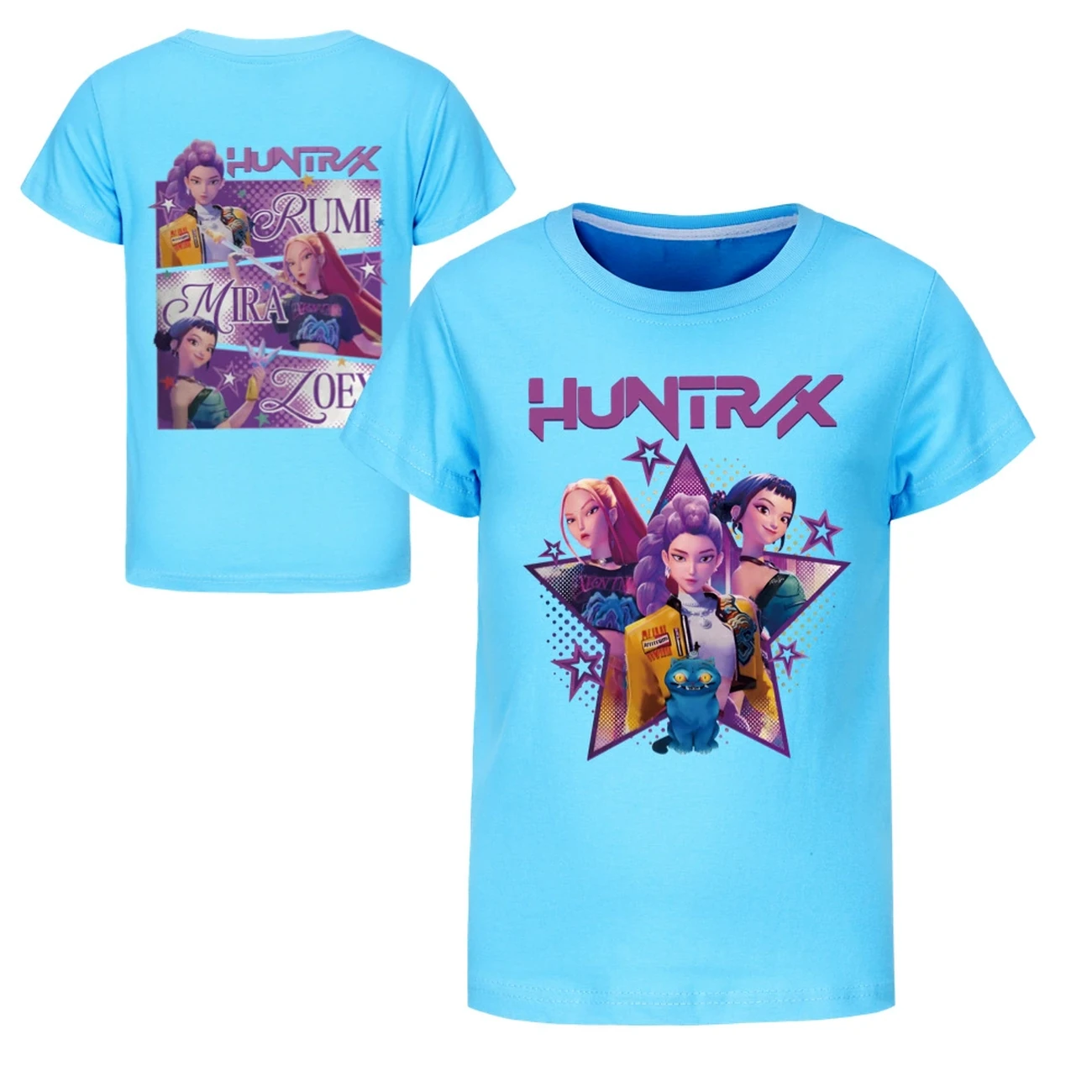 Kids’ Everyday Graphic Top — 4829 Edition, Style 08 · Light Blue