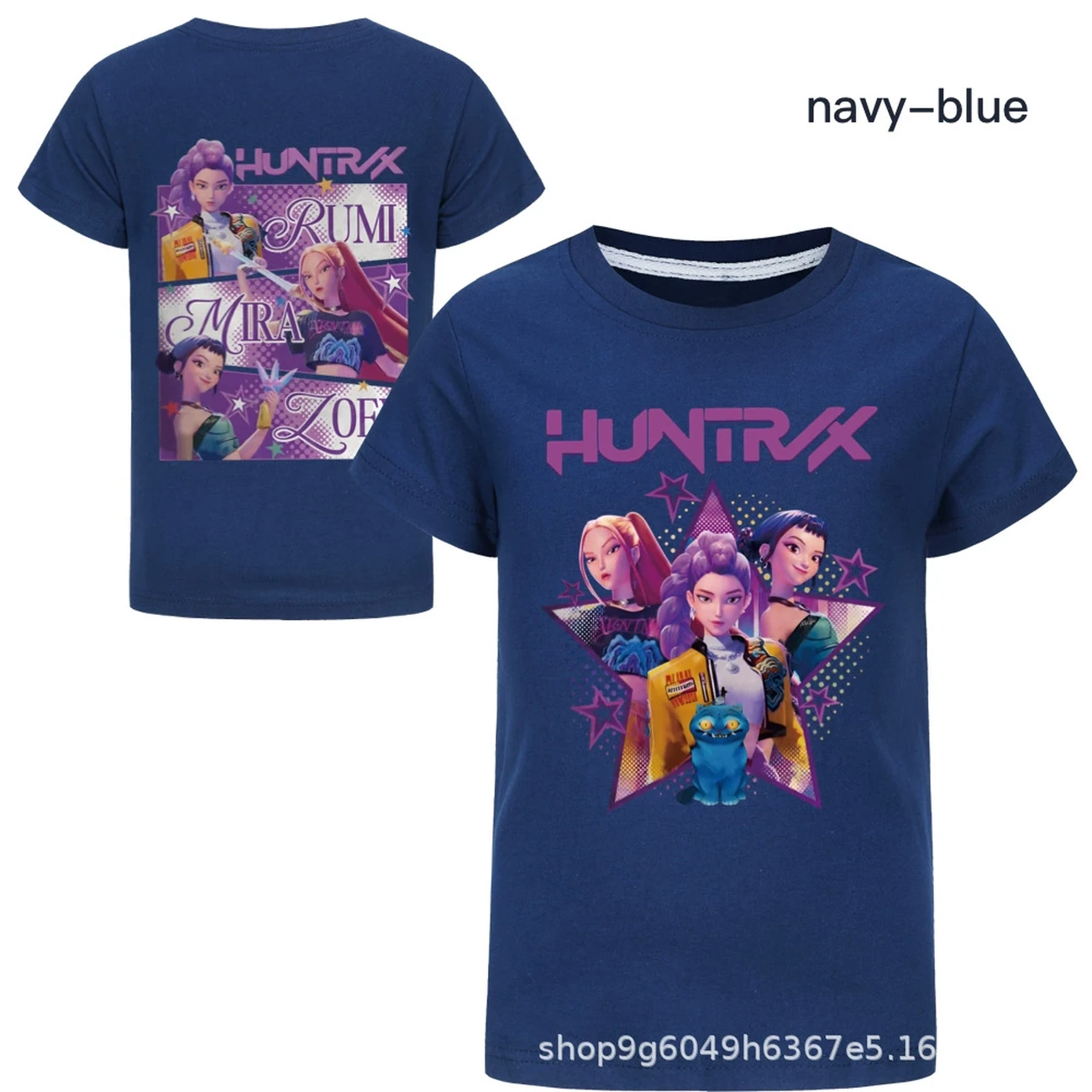 Kids’ Everyday Graphic Top — 4829 Edition, Style 09 · Navy