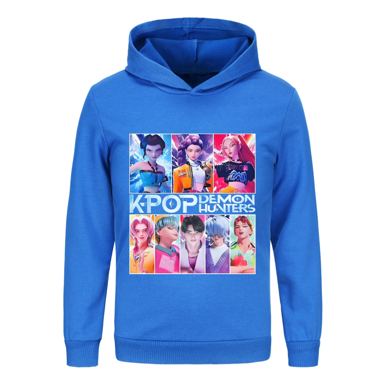 Kids’ Hoodie & Jogger Set — 4855 Edition, Style 02 · Deep Blue