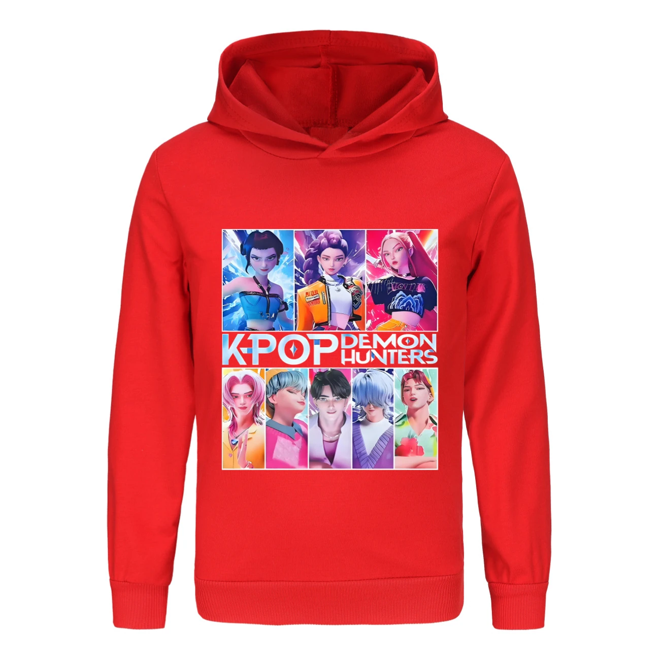 Kids’ Hoodie & Jogger Set — 4855 Edition, Style 03 · Red