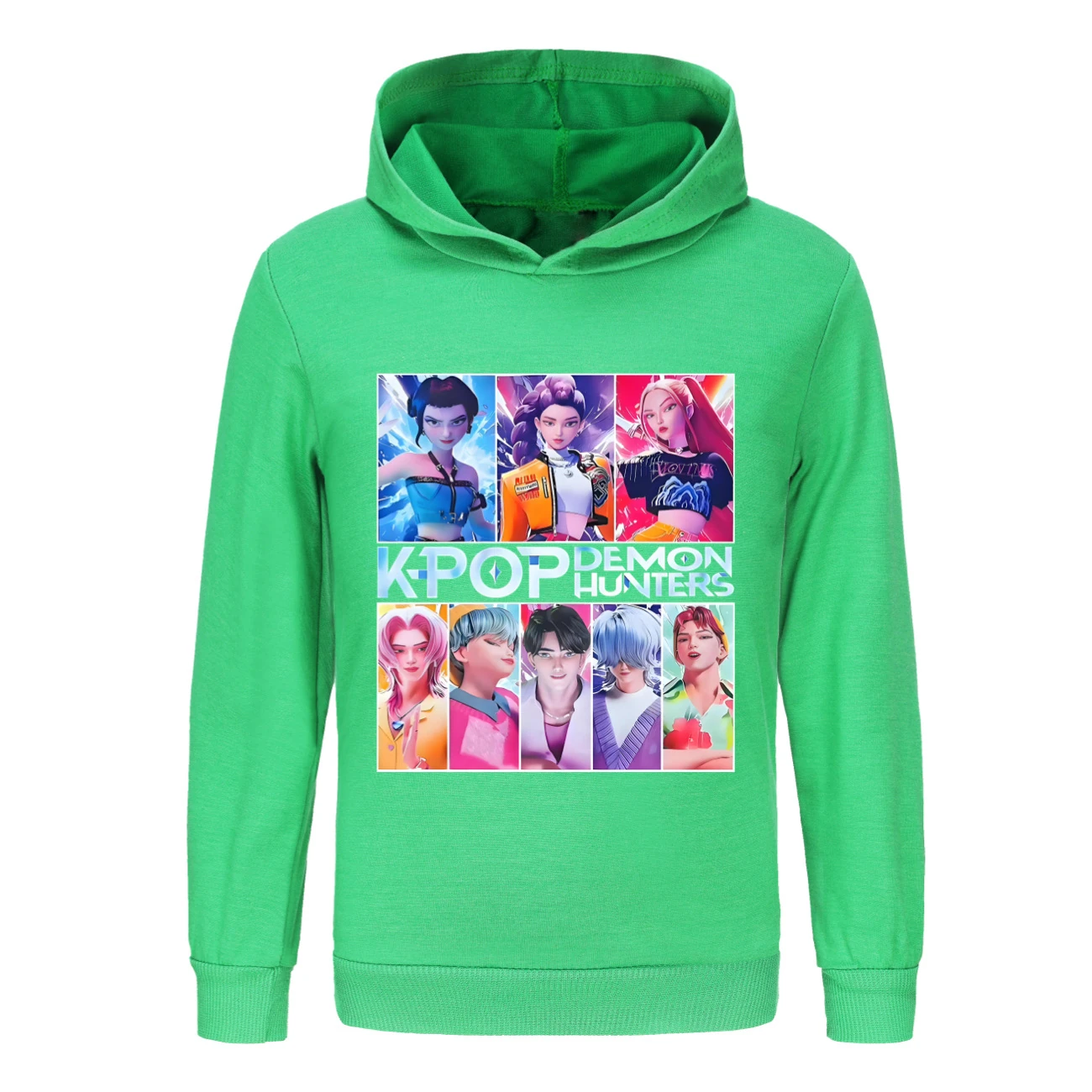 Kids’ Hoodie & Jogger Set — 4855 Edition, Style 07 · Green