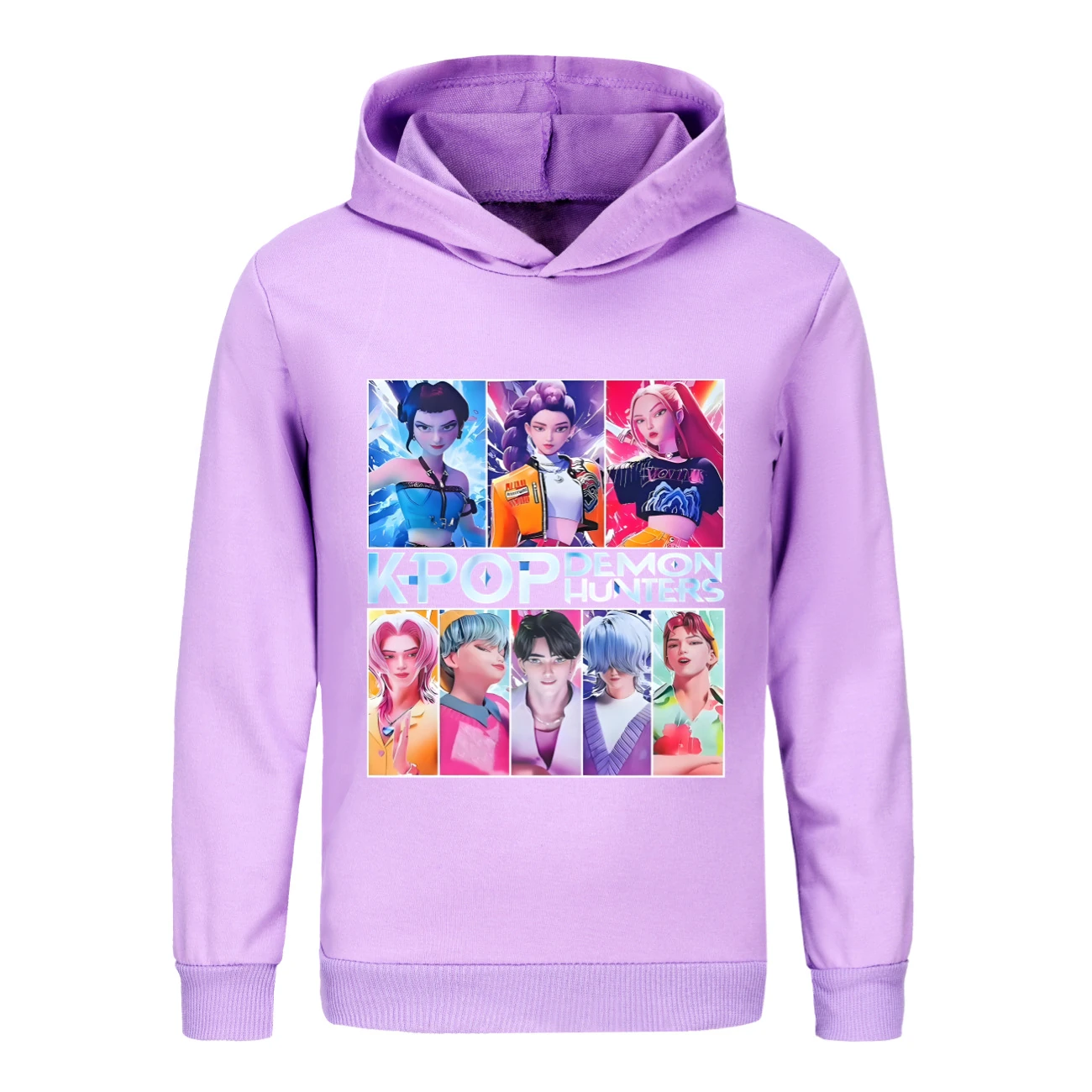 Kids’ Hoodie & Jogger Set — 4855 Edition, Style 10 · Purple