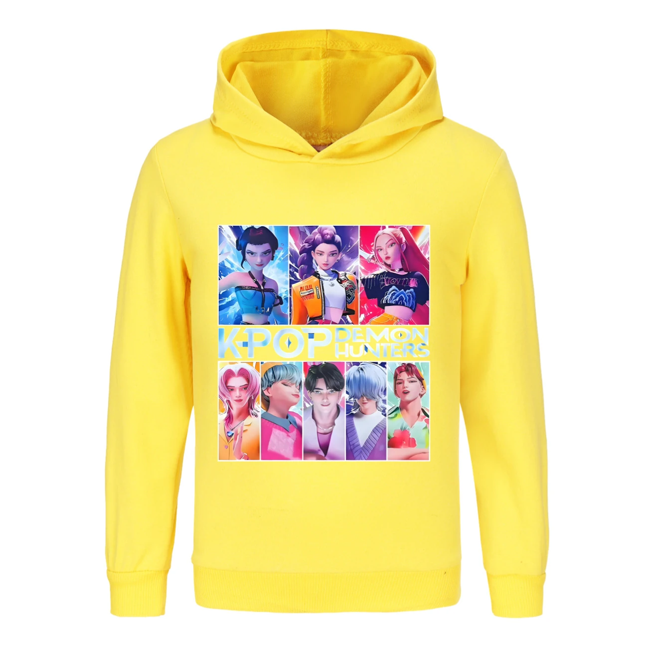 Kids’ Hoodie & Jogger Set — 4855 Edition, Style 12 · Yellow