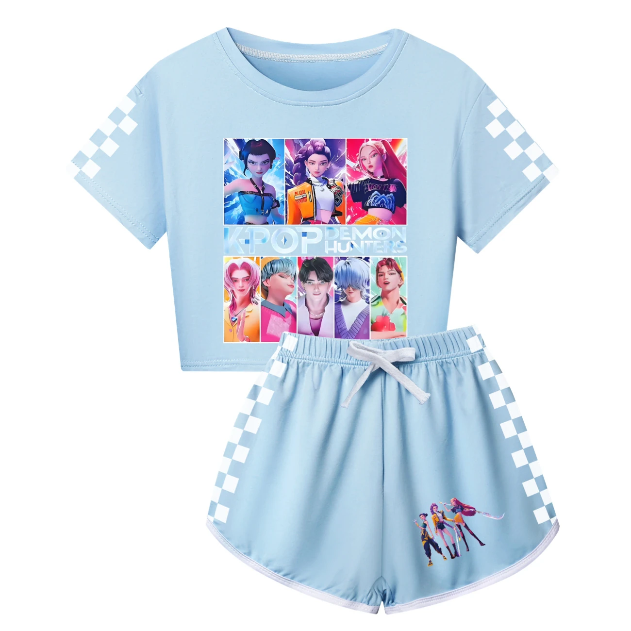 Family Lounge Set — 4855 Edition, Style 06 · Light Blue