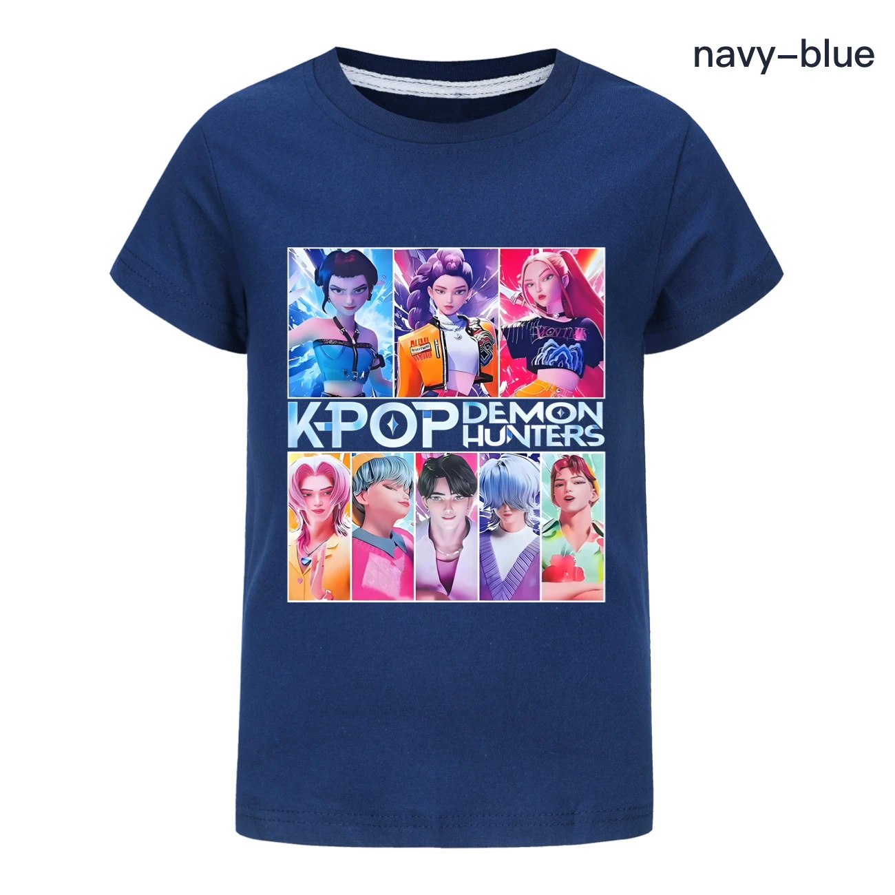 Kids’ Graphic Tee & Jogger Set — 4855 Edition, Style 09 · Navy