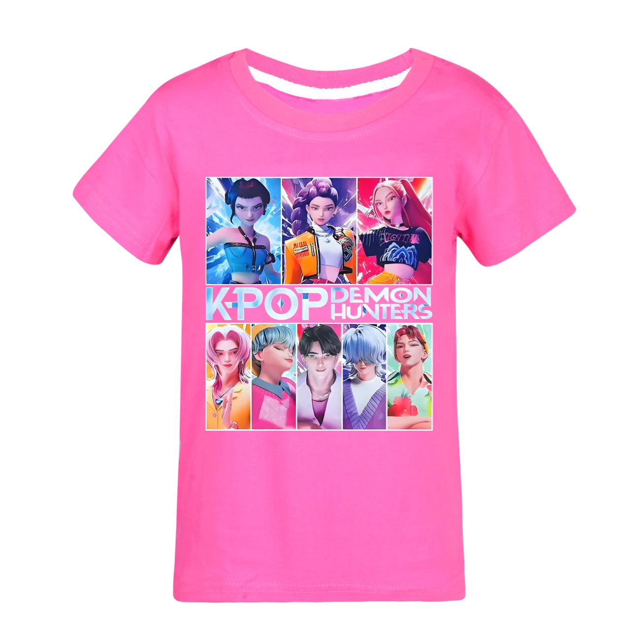 Kids’ Graphic Tee & Jogger Set — 4855 Edition, Style 12 · Rose