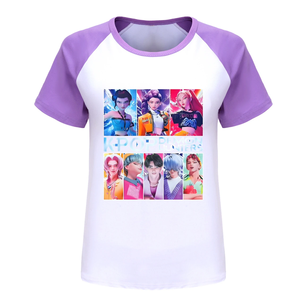Kids’ Long & Short Sleeve Tee Collection — 4855 Edition, Style 09 · Short Sleeve · Purple
