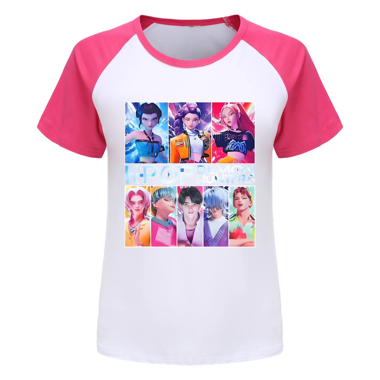 Kids’ Long & Short Sleeve Tee Collection — 4855 Edition, Style 10 · Short Sleeve · Rose
