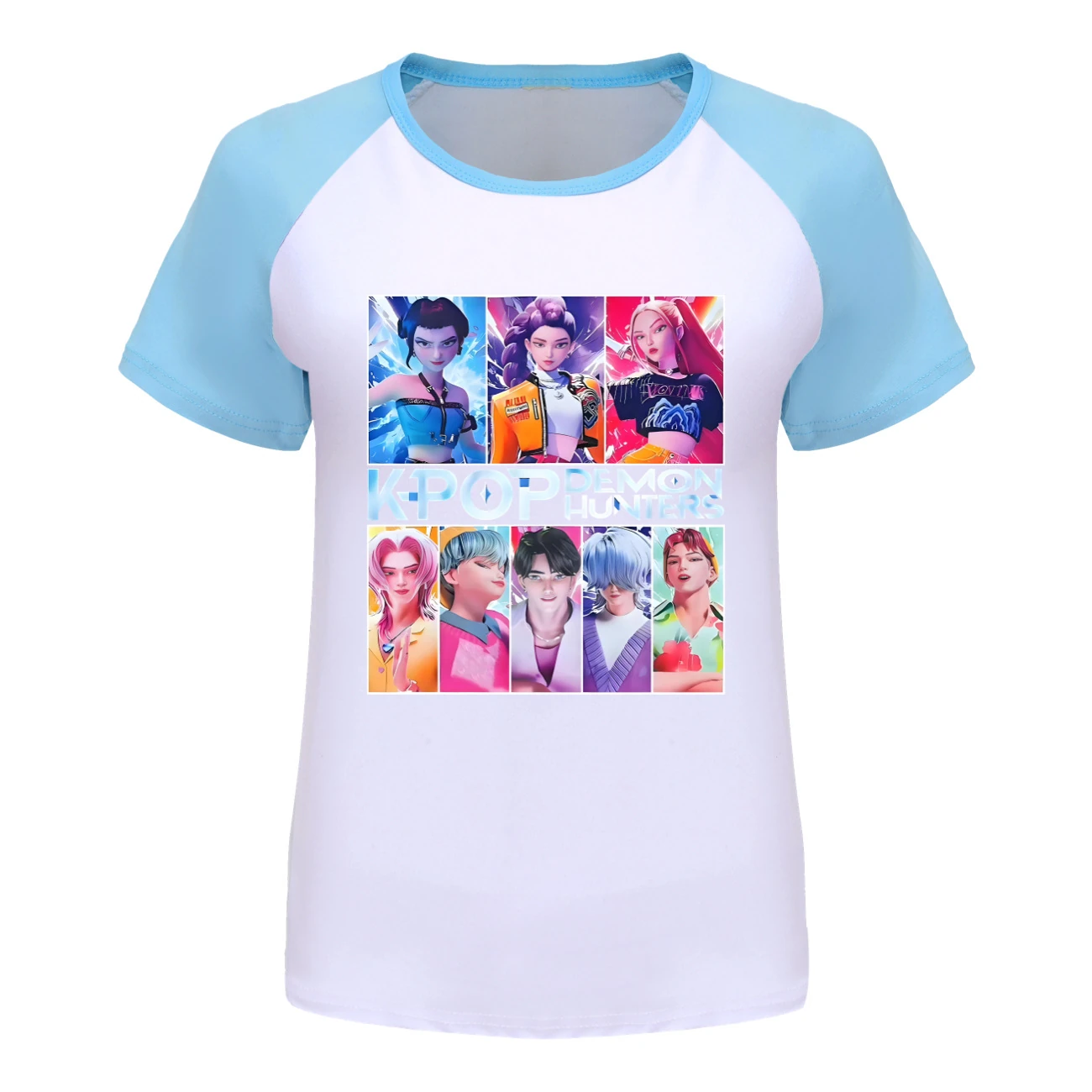 Kids’ Long & Short Sleeve Tee Collection — 4855 Edition, Style 11 · Short Sleeve · Light Blue