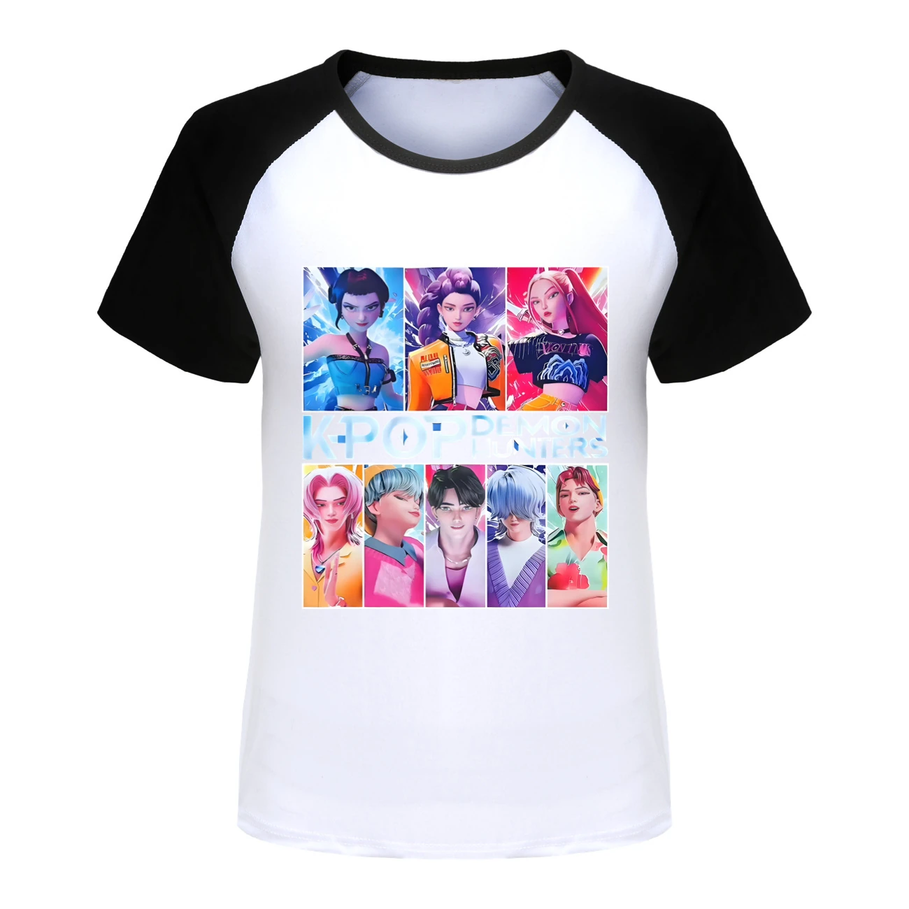 Kids’ Long & Short Sleeve Tee Collection — 4855 Edition, Style 12 · Short Sleeve · Black