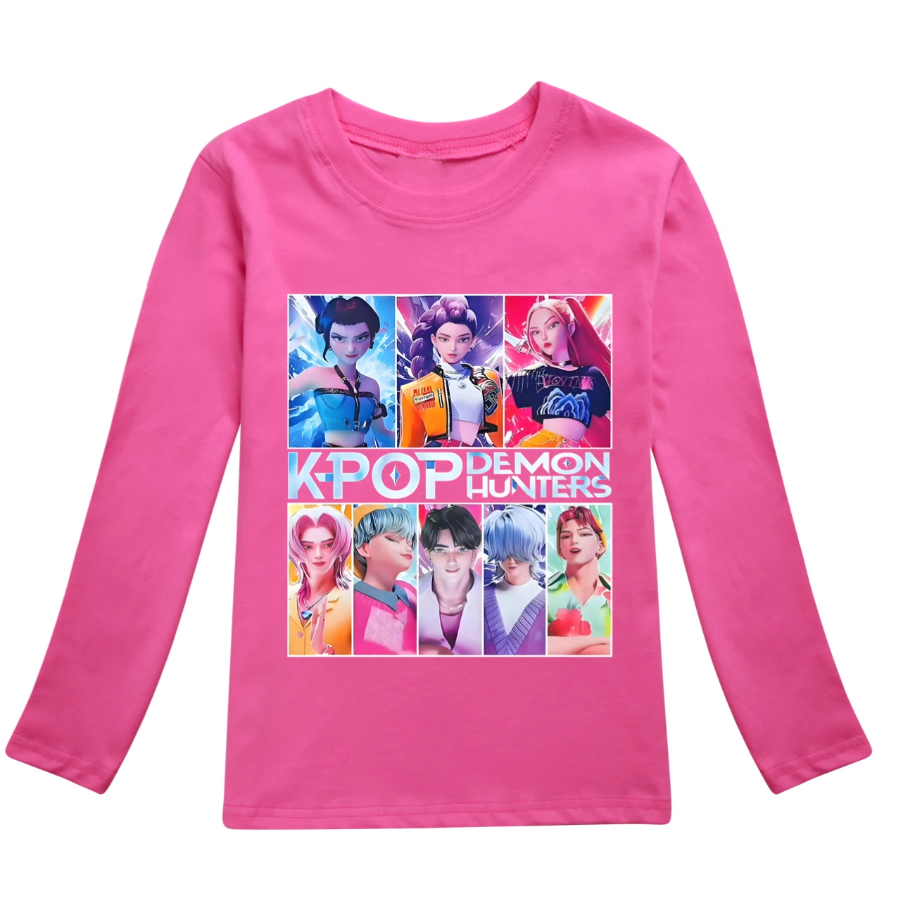 Kids’ Long-Sleeve Tee & Jogger Set — 4855 Edition, Style 02 · Rose