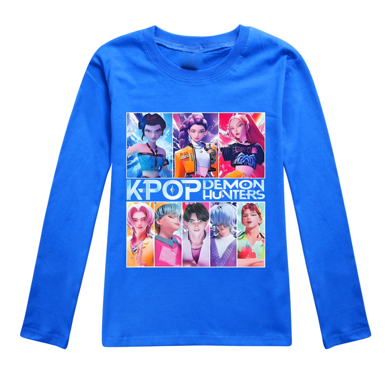 Kids’ Long-Sleeve Tee & Jogger Set — 4855 Edition, Style 11 · Deep Blue