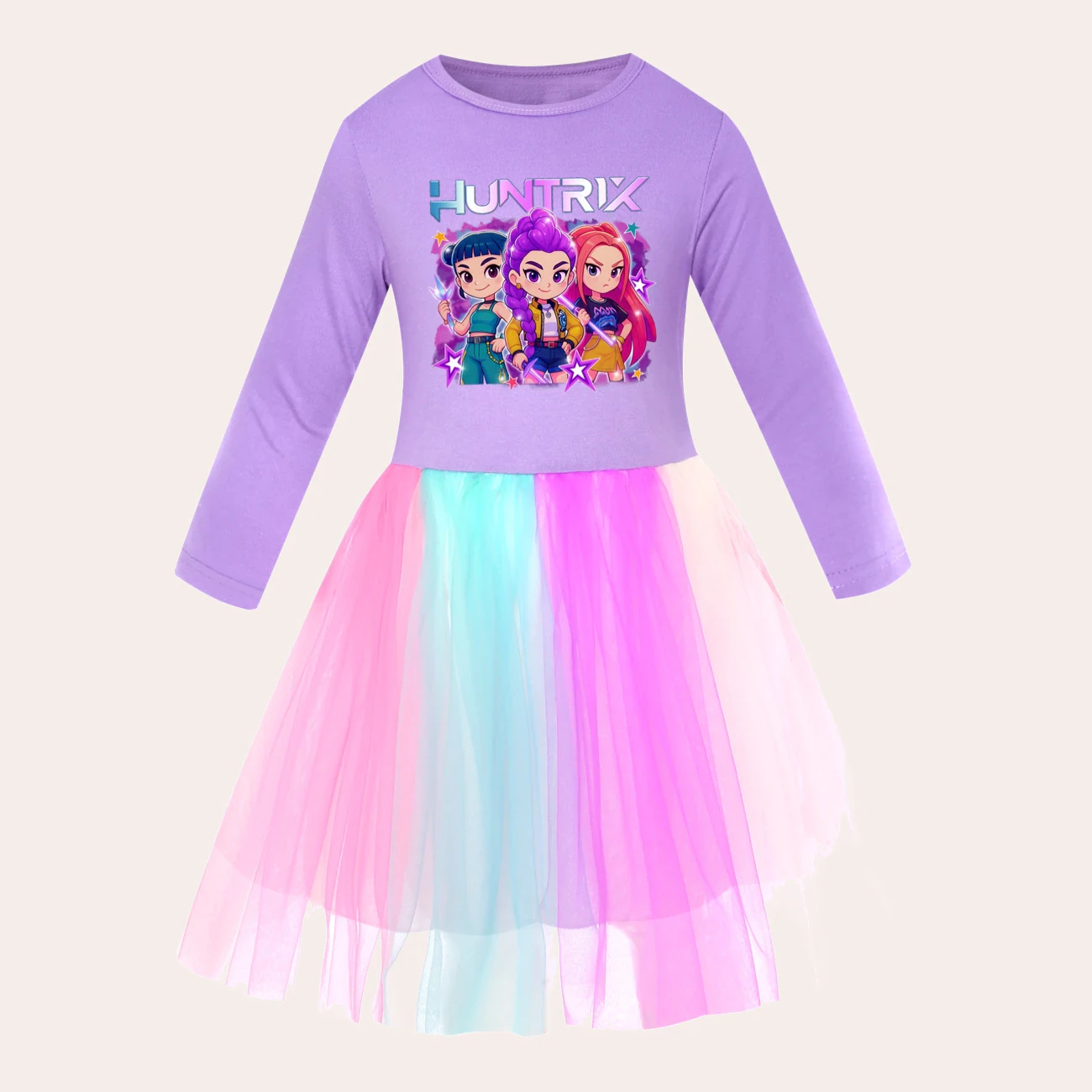 Girls’ Rainbow Tulle Dress — 5051 Edition product view