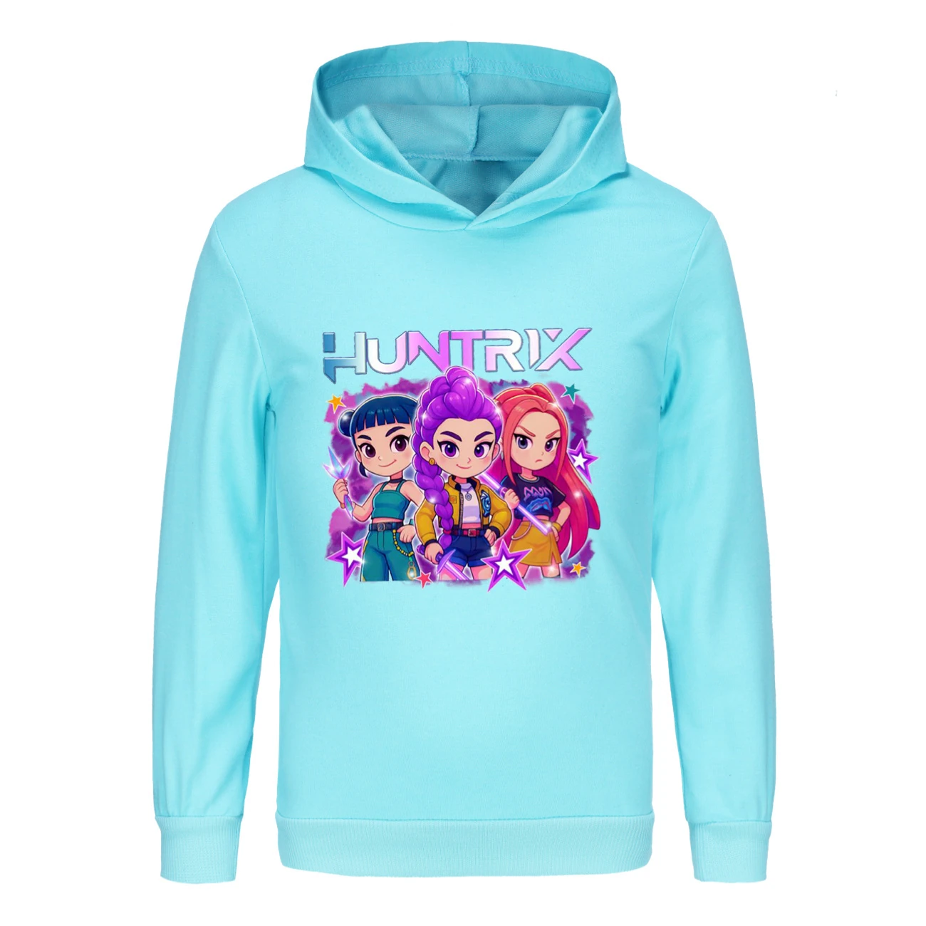 Kids’ Hoodie & Jogger Set — 5051 Collection G, Style 01 · Light Blue