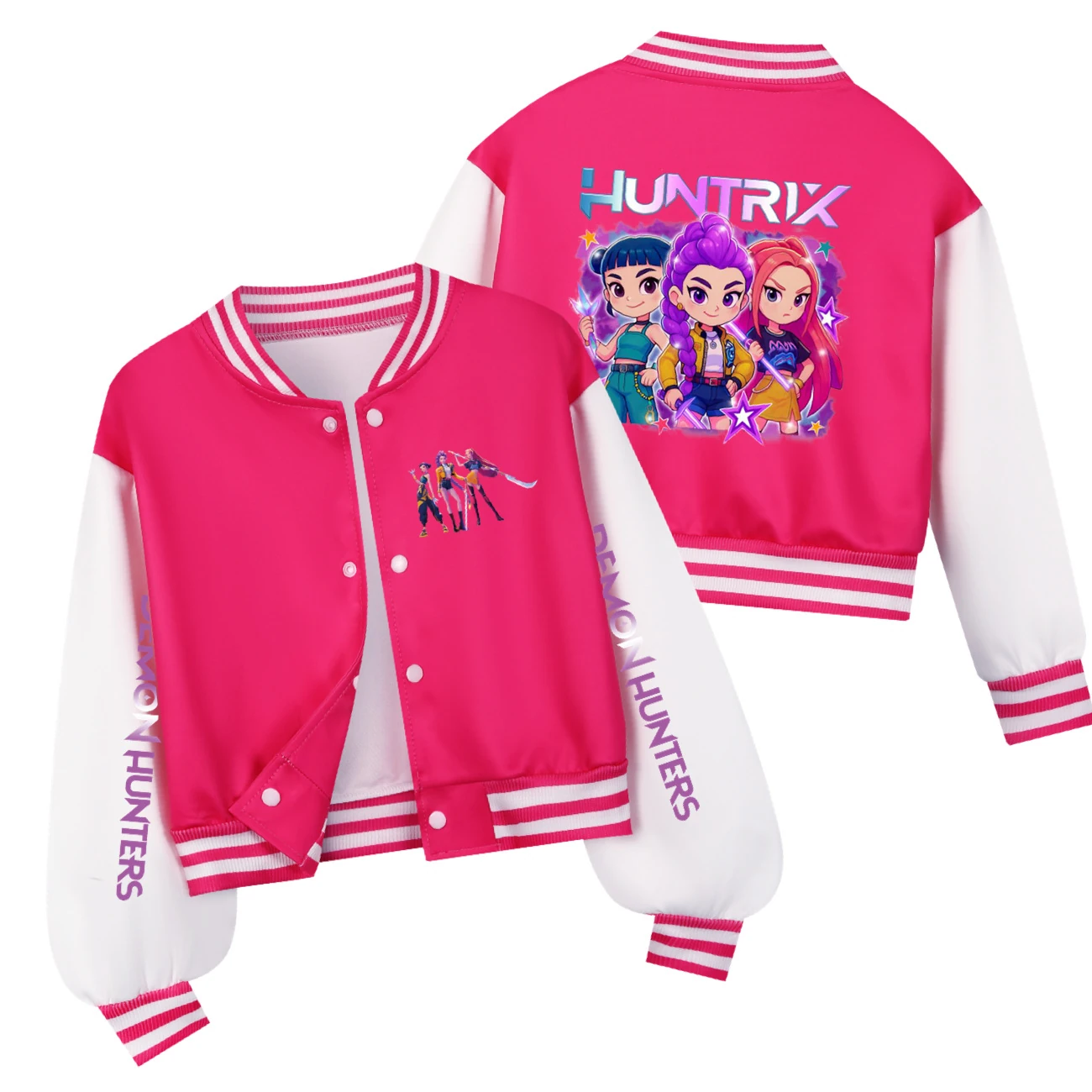 Kids’ Varsity Jacket & Jogger Set — 5051 Edition, Style 05 · Rose