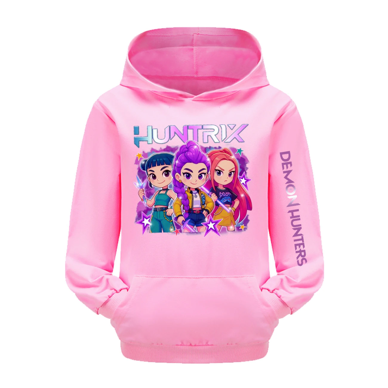 Kids’ Hoodie & Jogger Set — 5051 Collection E, Style 01 · Pink