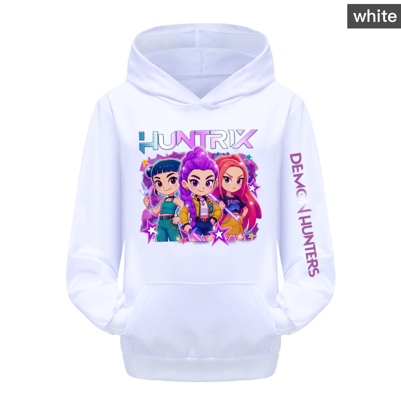 Kids’ Hoodie & Jogger Set — 5051 Collection E, Style 05 · White