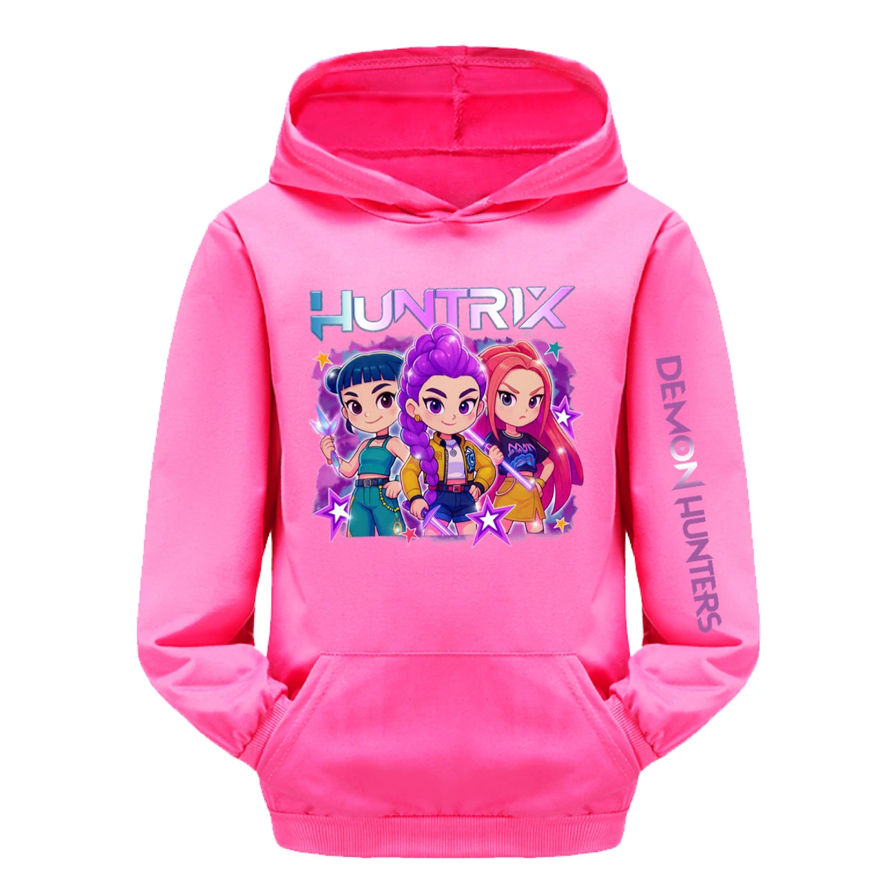 Kids’ Hoodie & Jogger Set — 5051 Collection E, Style 11 · Rose