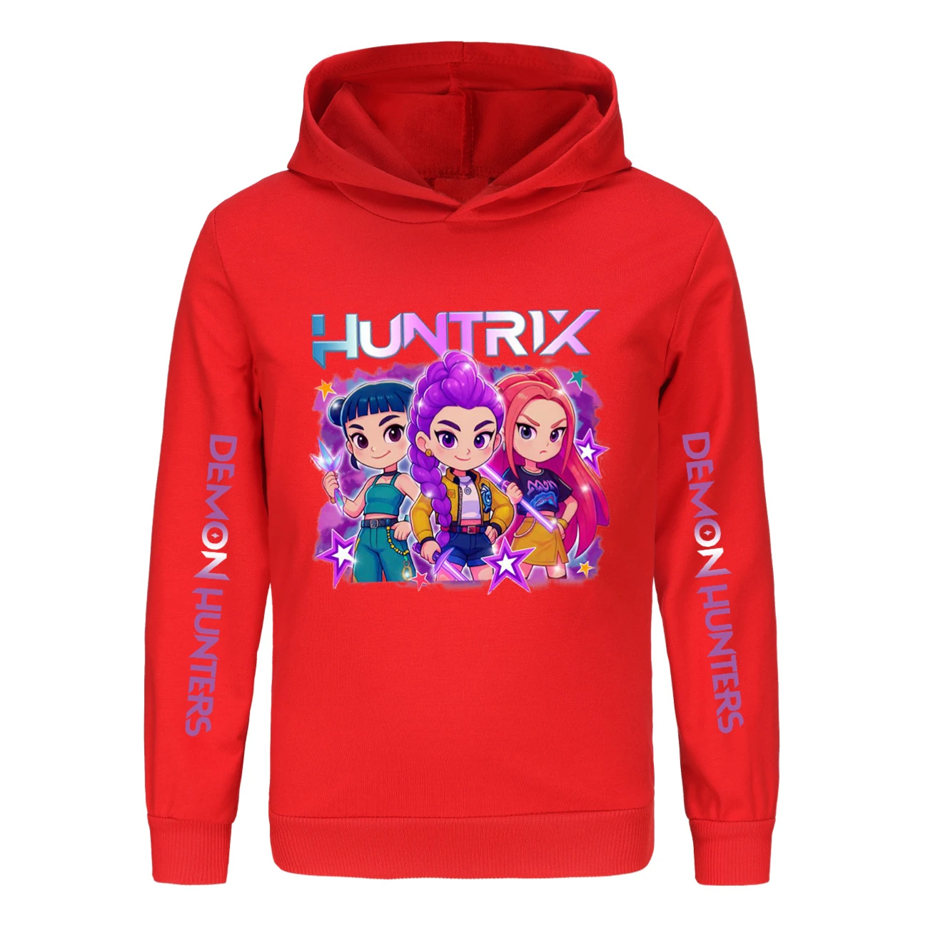 Kids’ Hoodie & Jogger Set — 5051 Collection D, Style 03 · Red