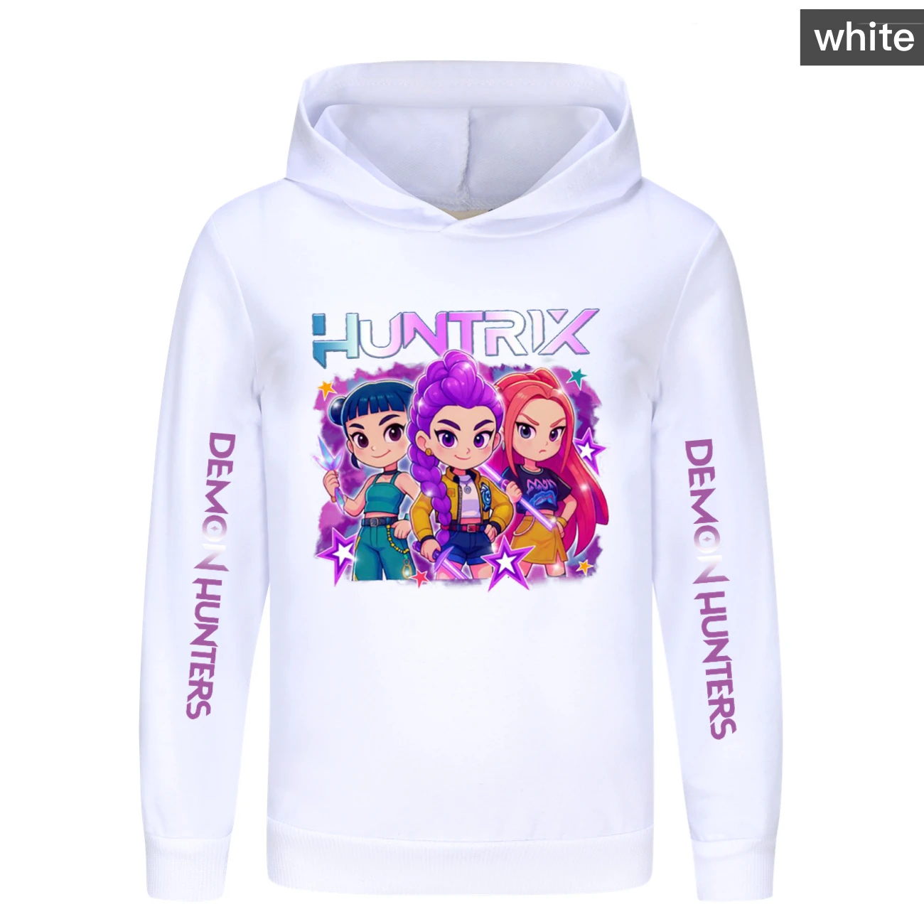 Kids’ Hoodie & Jogger Set — 5051 Collection D, Style 05 · White