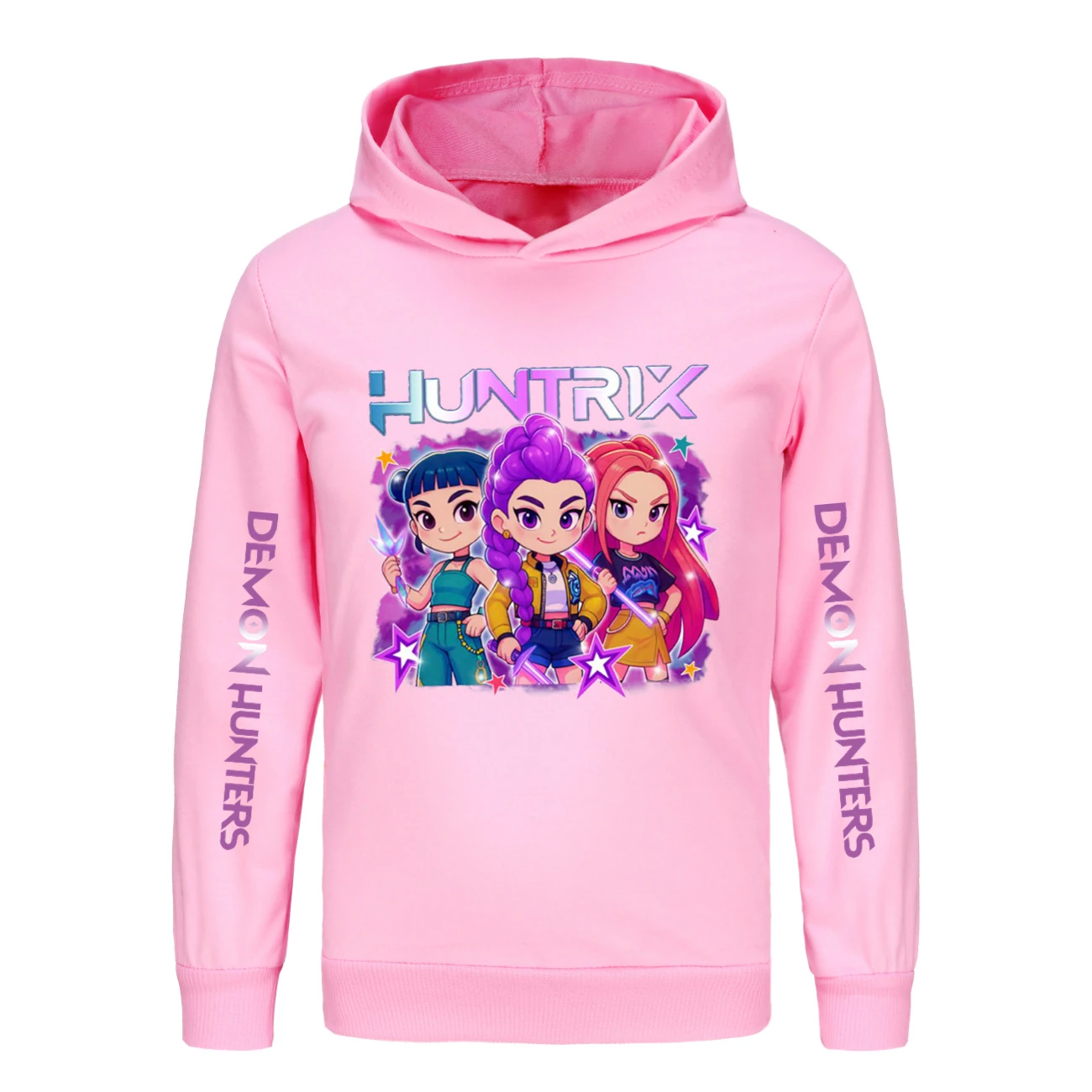 Kids’ Hoodie & Jogger Set — 5051 Collection D, Style 09 · Pink