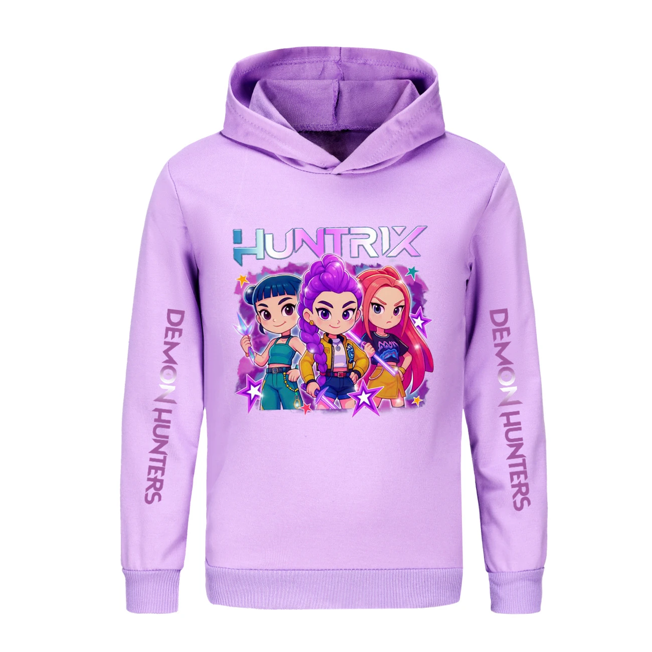 Kids’ Hoodie & Jogger Set — 5051 Collection D, Style 10 · Purple