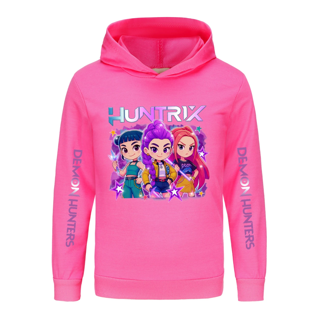 Kids’ Hoodie & Jogger Set — 5051 Collection D, Style 11 · Rose
