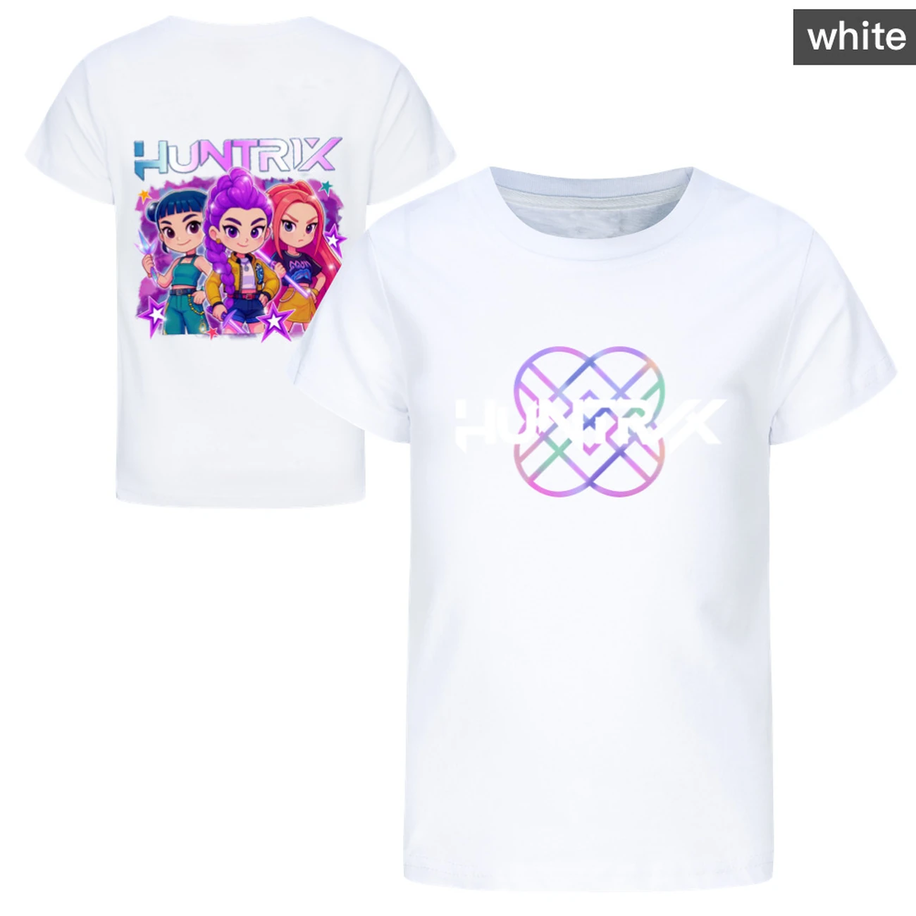 Kids’ Two-Sided Tee & Hoodie Collection — 5051 Edition, Style 01 · White