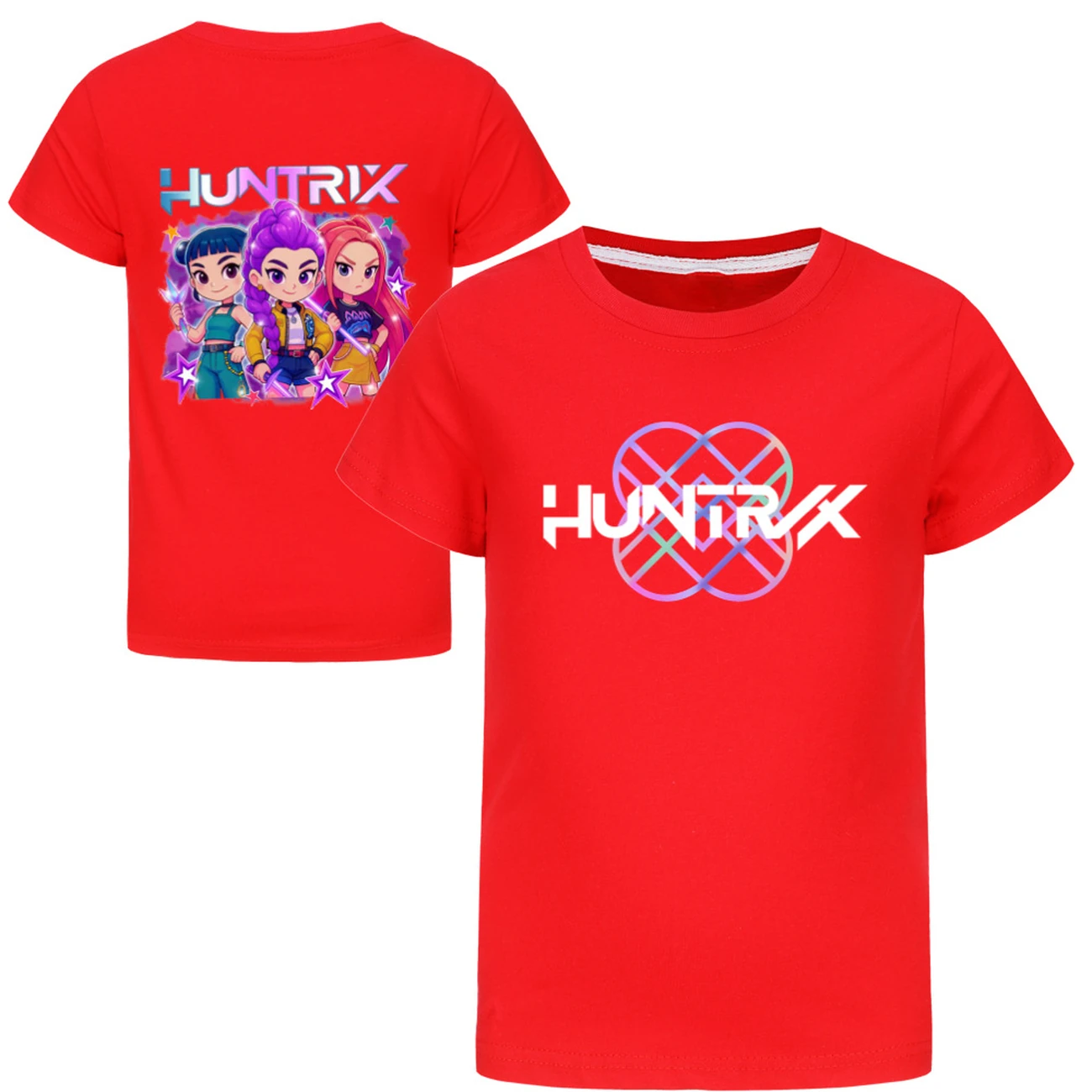 Kids’ Two-Sided Tee & Hoodie Collection — 5051 Edition, Style 03 · Red