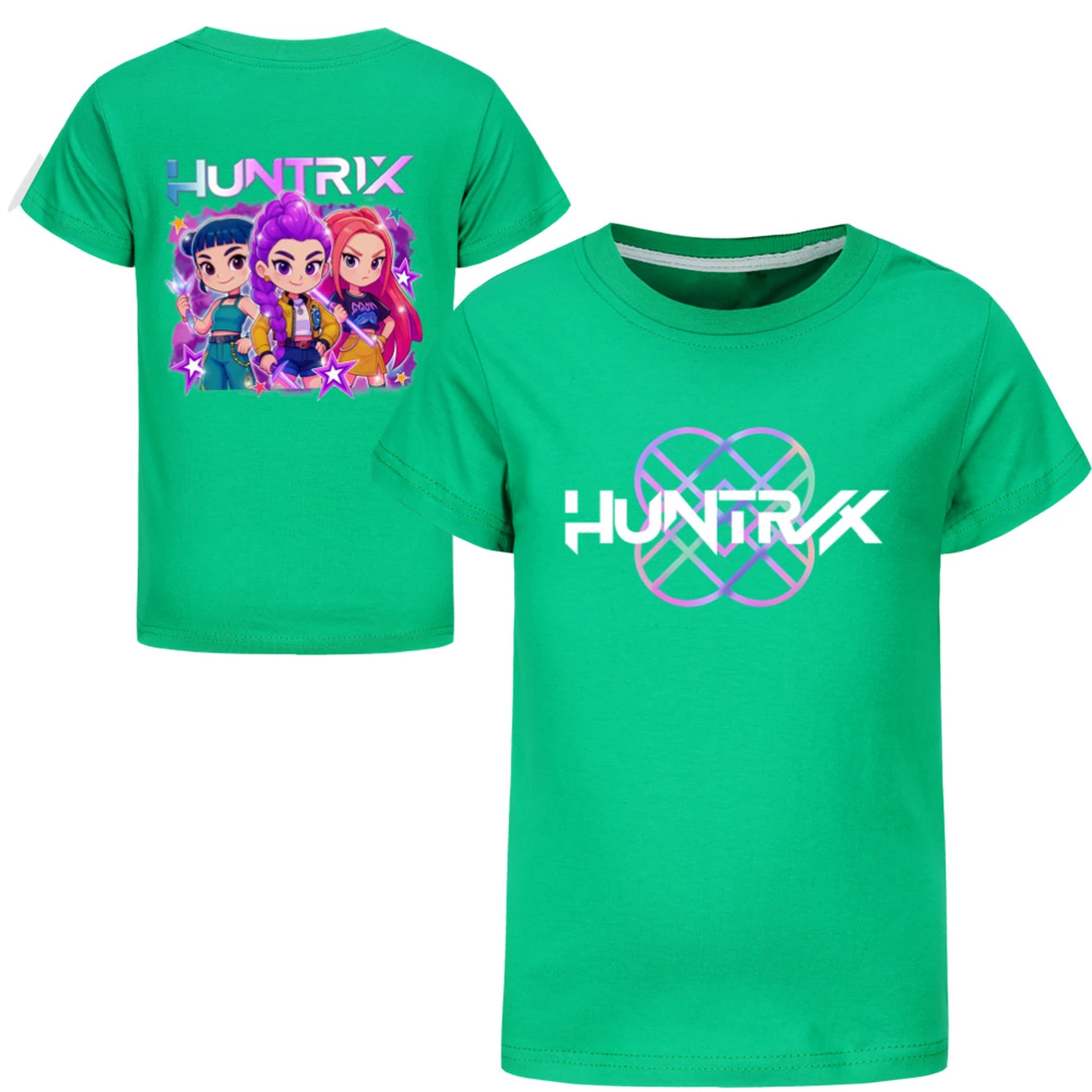 Kids’ Two-Sided Tee & Hoodie Collection — 5051 Edition, Style 06 · Green