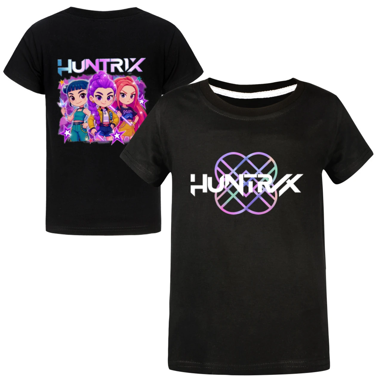 Kids’ Two-Sided Tee & Hoodie Collection — 5051 Edition, Style 07 · Black