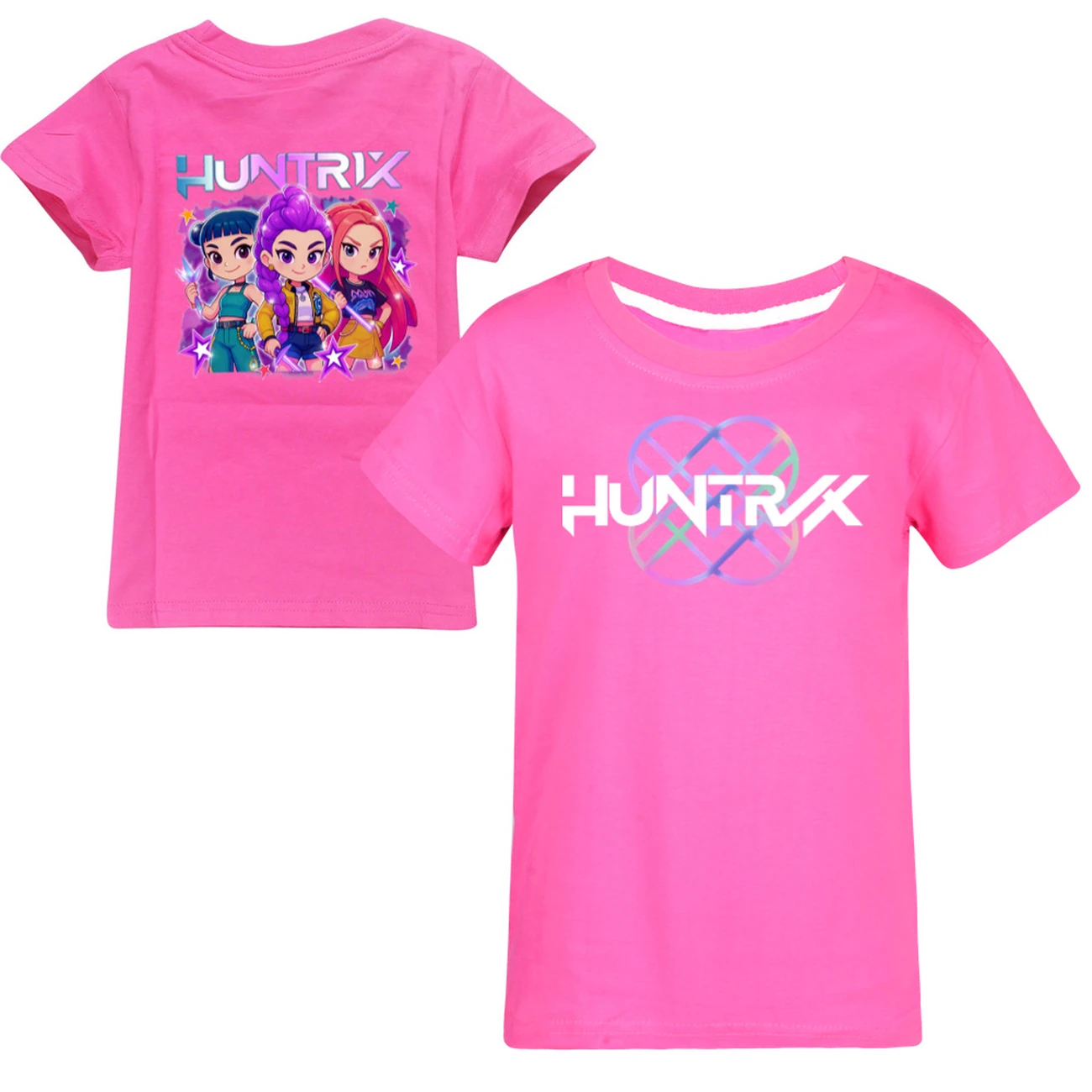Kids’ Two-Sided Tee & Hoodie Collection — 5051 Edition, Style 12 · Rose