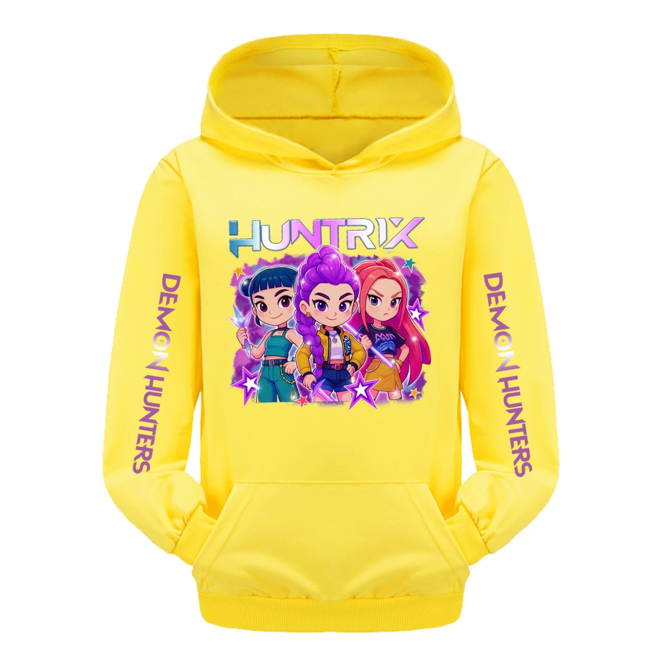 Kids’ Hoodie & Jogger Set — 5051 Collection C, Style 02 · Yellow