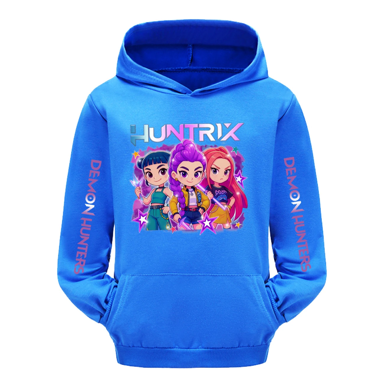 Kids’ Hoodie & Jogger Set — 5051 Collection C, Style 04 · Deep Blue
