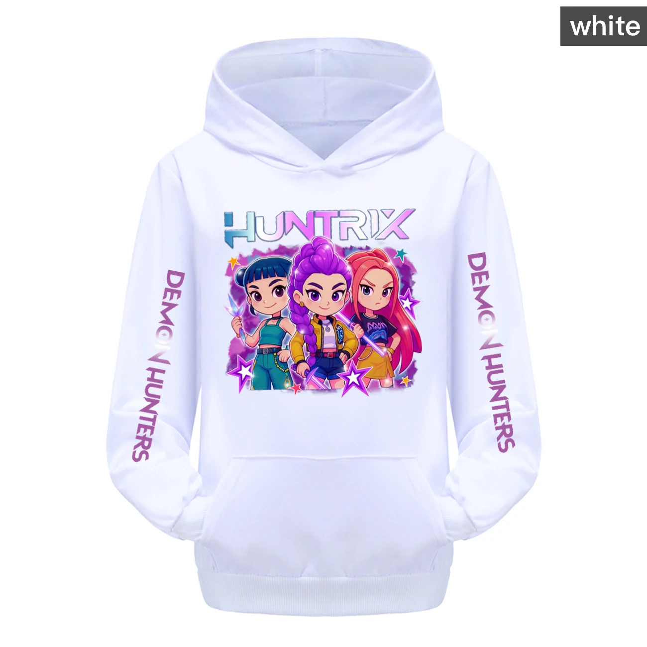 Kids’ Hoodie & Jogger Set — 5051 Collection C, Style 05 · White